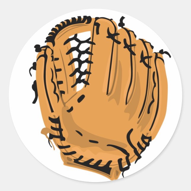 Baseball Glove Stickers (Front)