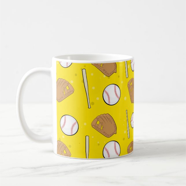 Baseball - Gloves, Balls & Bats  Coffee Mug (Left)