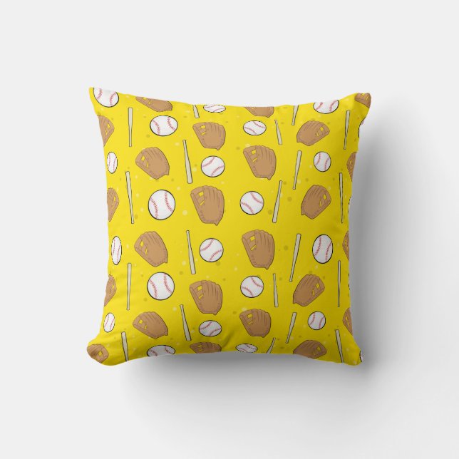 Baseball - Gloves, Balls & Bats Cushion (Front)