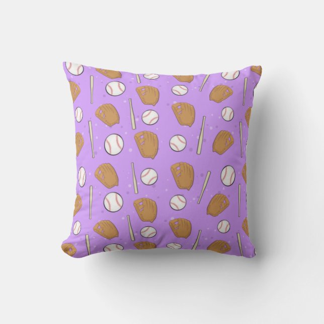 Baseball - Gloves, Balls & Bats  Cushion (Front)