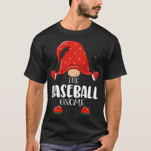 Baseball Gnome Matching Family Group Christmas Paj T-Shirt
