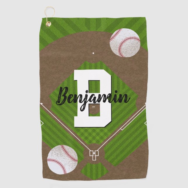 Baseball Golf Towel (Front)
