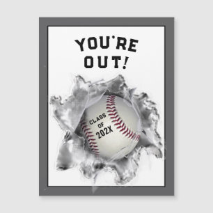 baseball graduation congrats card