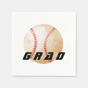 Baseball Graduation Party  Napkin