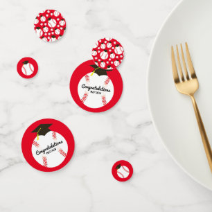 Baseball Graduation Party Sports Confetti