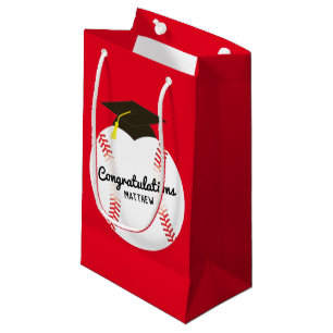 Baseball Graduation Party Sports Small Gift Bag