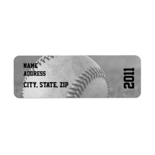 Baseball Graduation Return Address