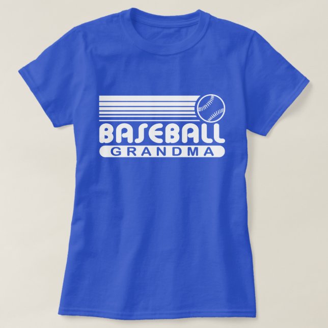 Baseball Grandma T-Shirt (Design Front)