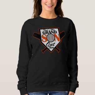 baseball grandma that's my grandson out there foo sweatshirt