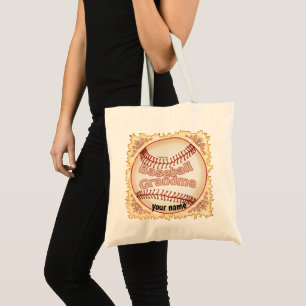 Baseball Grandma   Tote Bag