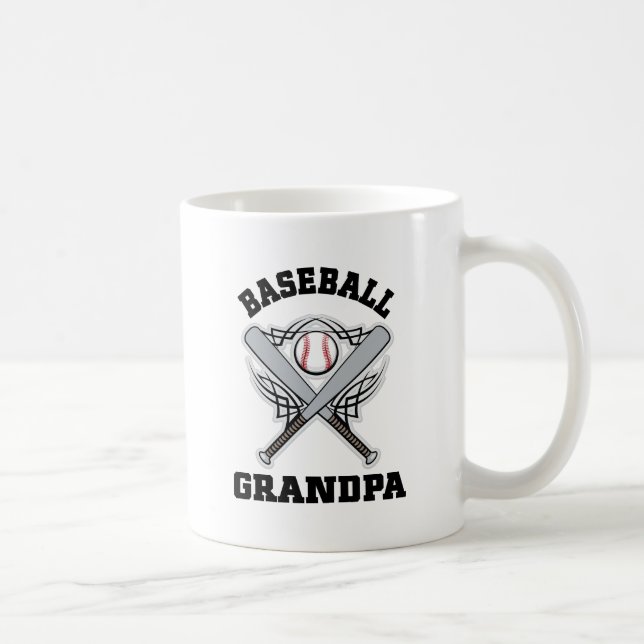 Baseball Grandpa Coffee Mug (Right)