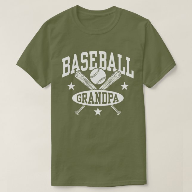 Baseball Grandpa T-Shirt (Design Front)