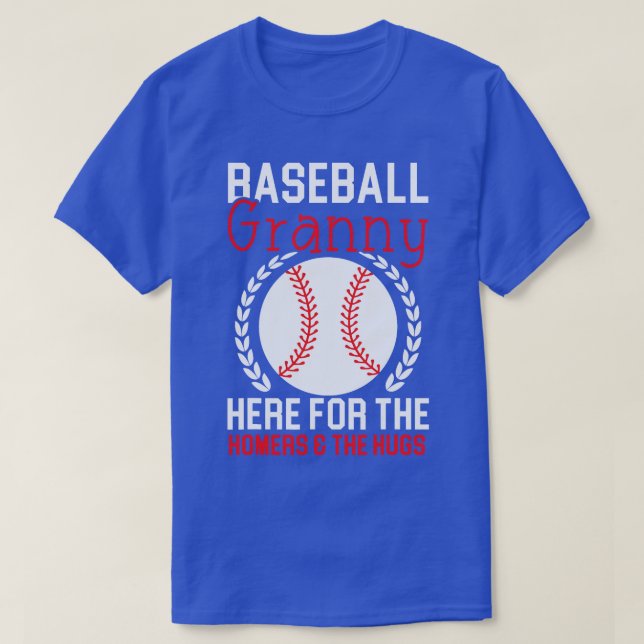 Baseball Granny Grandma Grandmother Baseball Playe T-Shirt (Design Front)