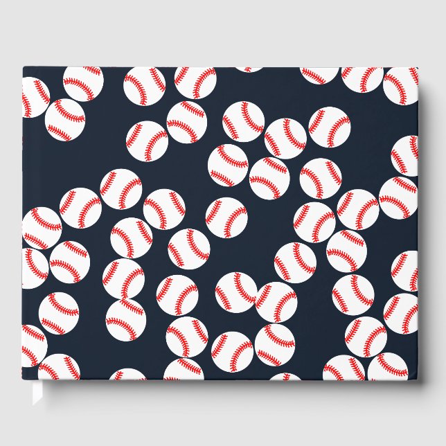 Baseball Guest Book (Front)