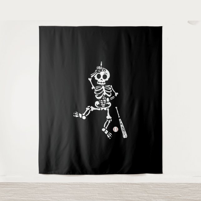 Baseball Halloween baseball Tapestry (Front)