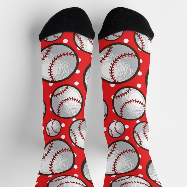 Baseball Halloween thanksgiving Christmas Socks (Top)