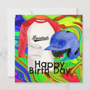 Baseball Happy Birthday to Baseball Player Card