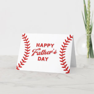 Baseball Happy Father’s Day Holiday Card
