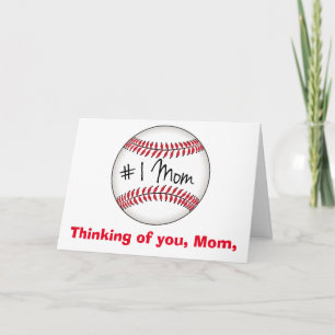 Baseball Happy Mother's Day Card