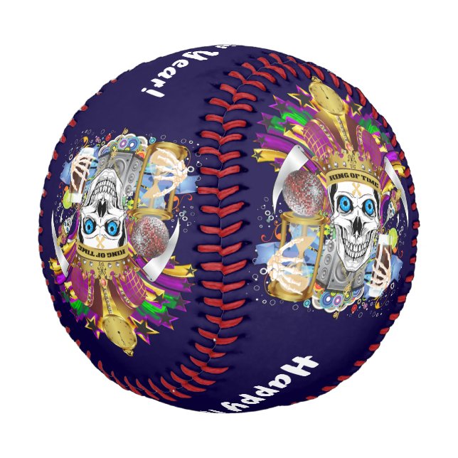 Baseball Happy New Year! (Angled)