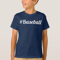 Baseball Hashtag Youth Fan Must-Have