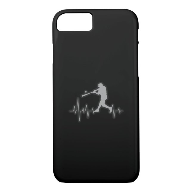 Baseball Heartbeat for Baseball Players Case-Mate iPhone Case (Back)