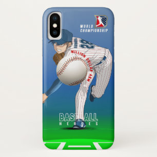 Baseball Hero with Million Dollar Arm    iPhone X Case