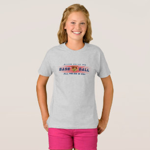 Baseball Hero with Million Dollar Arm Kid's T-Shirt