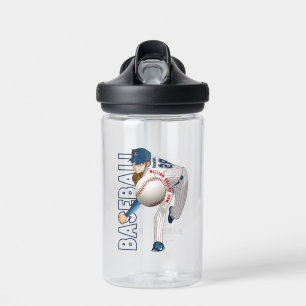 Baseball Hero with Million Dollar Arm Kids Water Bottle