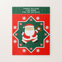 Baseball Holiday Gifts Jigsaw Puzzle
