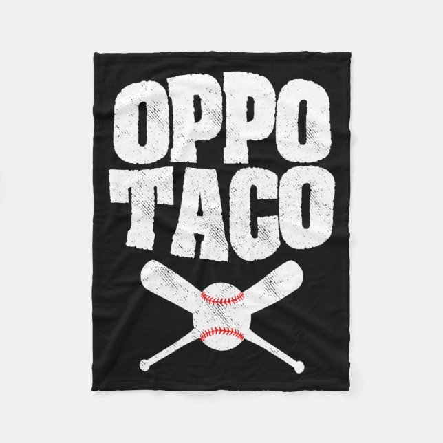 Baseball Home Run Fleece Blanket (Front)