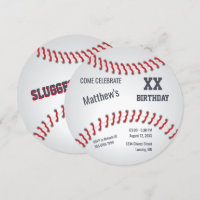 Baseball Home-run Sluggers Birthday Party