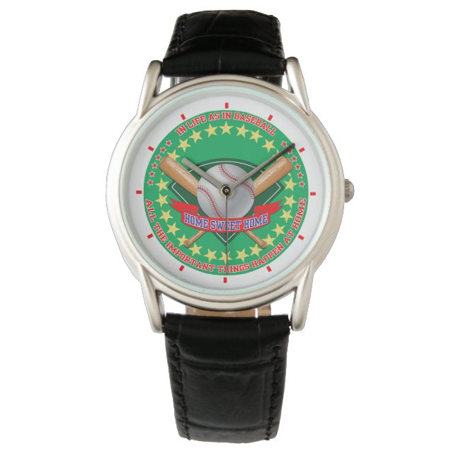 Baseball, Home Sweet Home, Watch (Front)