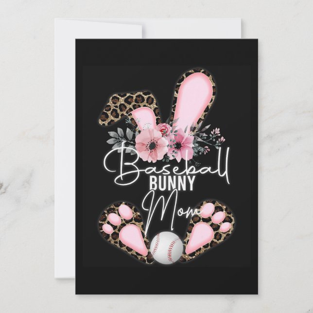 Baseball Humour Design for a Baseball coach 362 Invitation (Front)