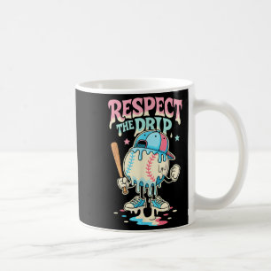 Baseball Ice Cream Drip For Boys Girls Respect The Coffee Mug