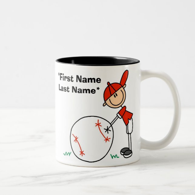 Baseball I'm Five Customisable Mug (Right)