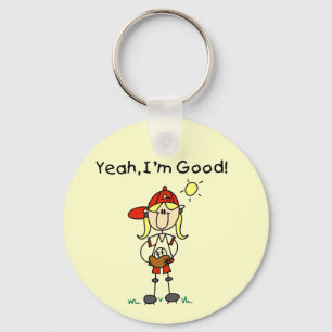 Baseball I'm Good Tshirts and Gifts Key Ring