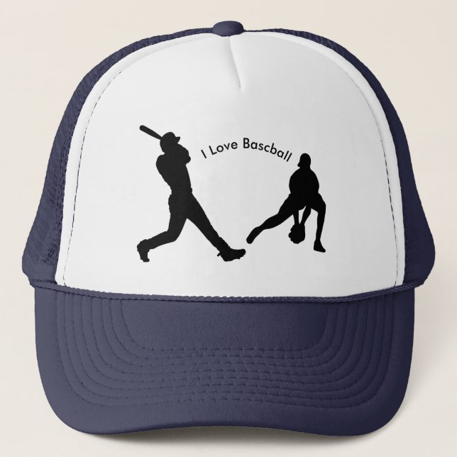 Baseball image for Trucker Hat (Front)