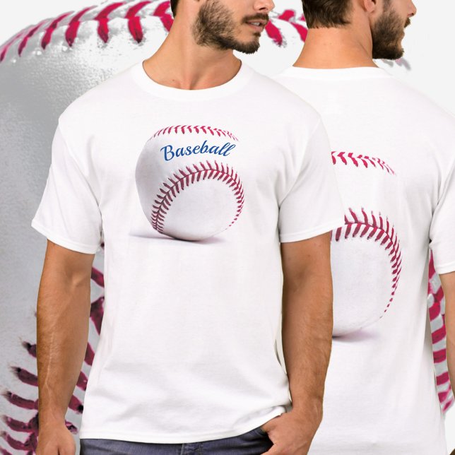 Baseball in Red White and Blue T-Shirt (Creator Uploaded)
