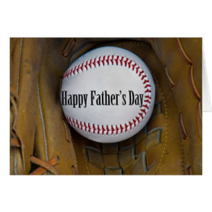 baseball in sports glove for Dad