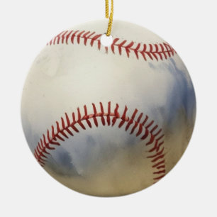 Baseball Inspirational Ceramic Tree Decoration