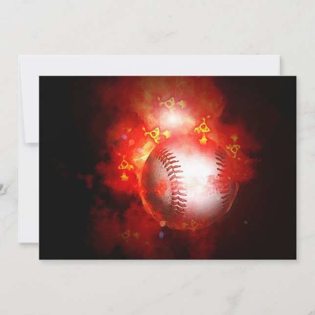 Baseball Invitations (Front)