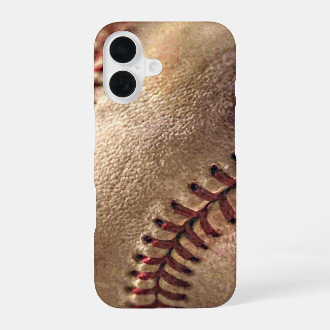 Baseball iPhone 16 Case (Back)