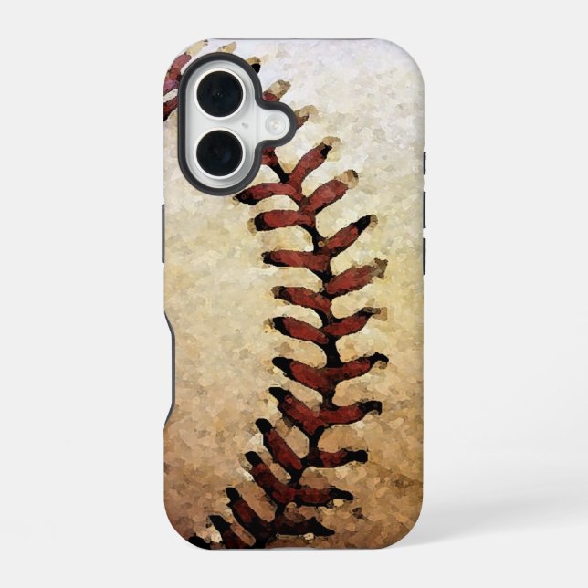 Baseball iPhone 16 Case (Back)