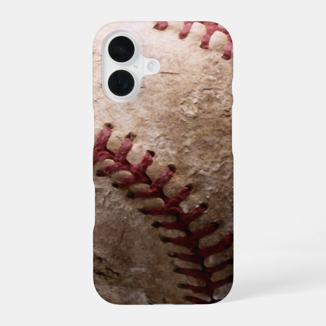 Baseball iPhone 16 Case (Back)