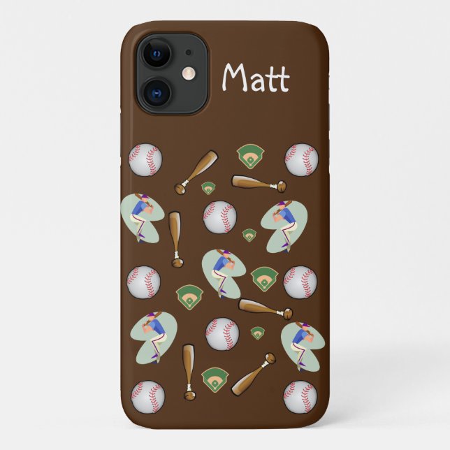 Baseball Iphone Case (Back)