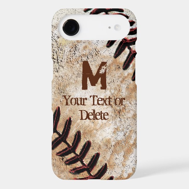 Baseball iPhone Cases Personalised iPhone 6 Plus (Back)