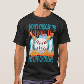 Baseball is Life American Sport Fan Baseball Playe T-Shirt