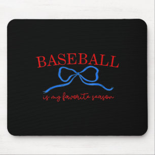 Baseball Is My Favorite Season Shirt, Baseball Sea Mouse Mat