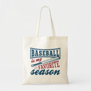 Baseball Is My Favourite Season Tote Bag
